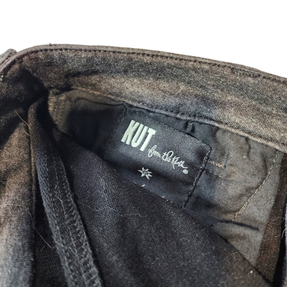 Kut From The Kloth JENNIFER Ultra Skinny Pants Size 6 Dark Grey - Picture 2 of 4